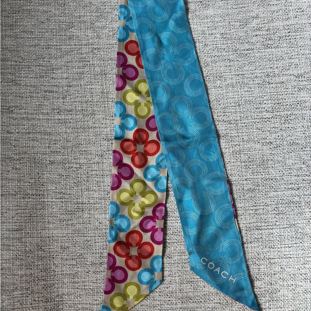Coach Vibrant Multicolor Scarf